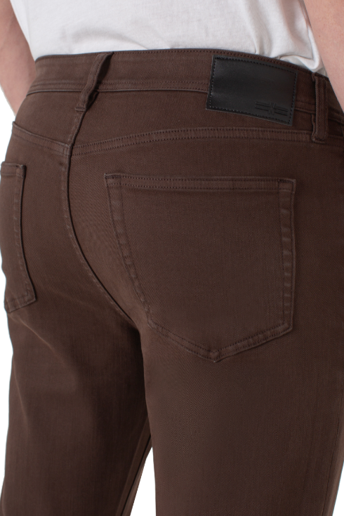 Liverpool Kingston Modern Straight - Chocolate in Brown, a go-to pair of jeans for the office, date nights, travel and weekends