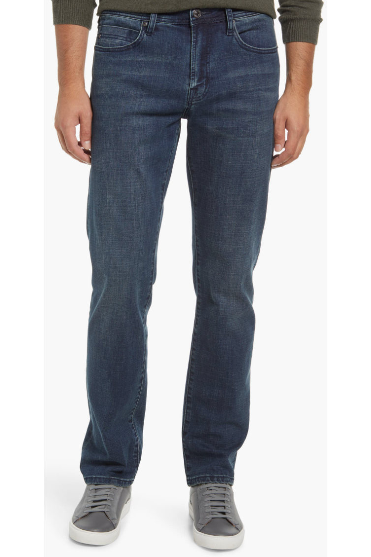 Liverpool Kingston Modern Straight Jeans - Palo Alto Dark, comfortable, versatile denim that dresses up for dinner or down for weekends and everyday wear