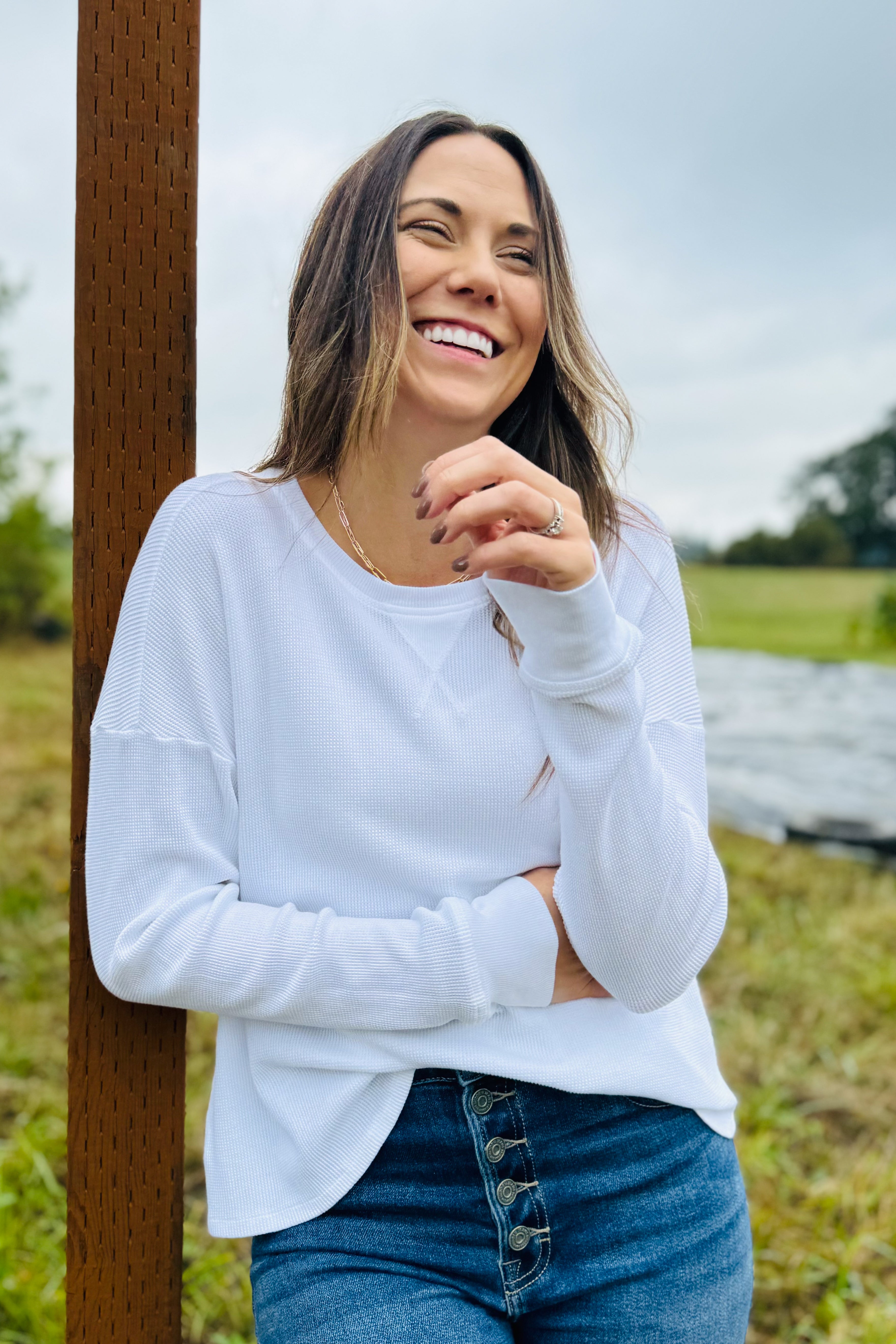 L/S Boxy Crop Sweatshirt