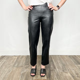 Leather Like Slim Straight Pant