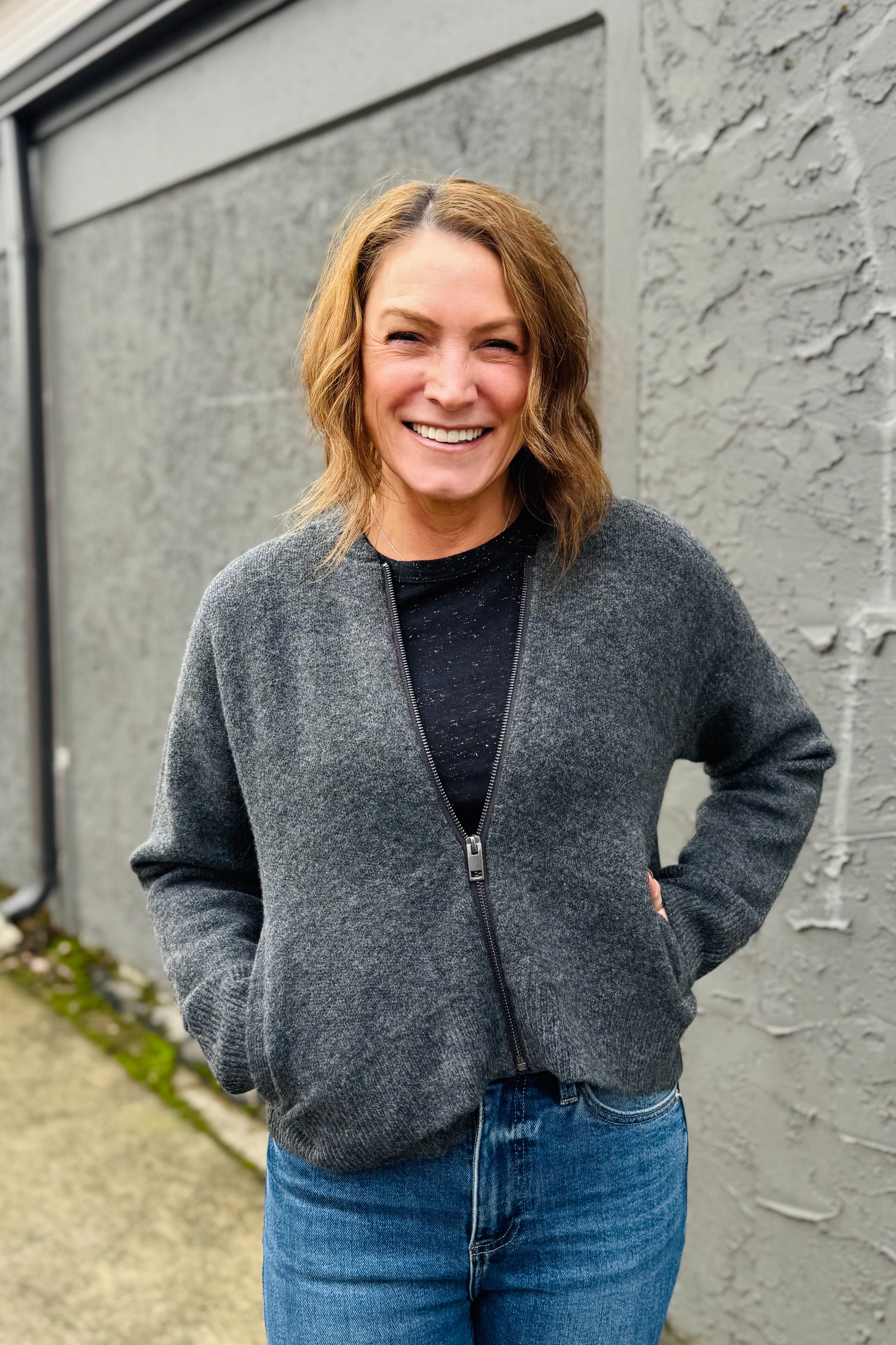 Lidia Cropped Bomber