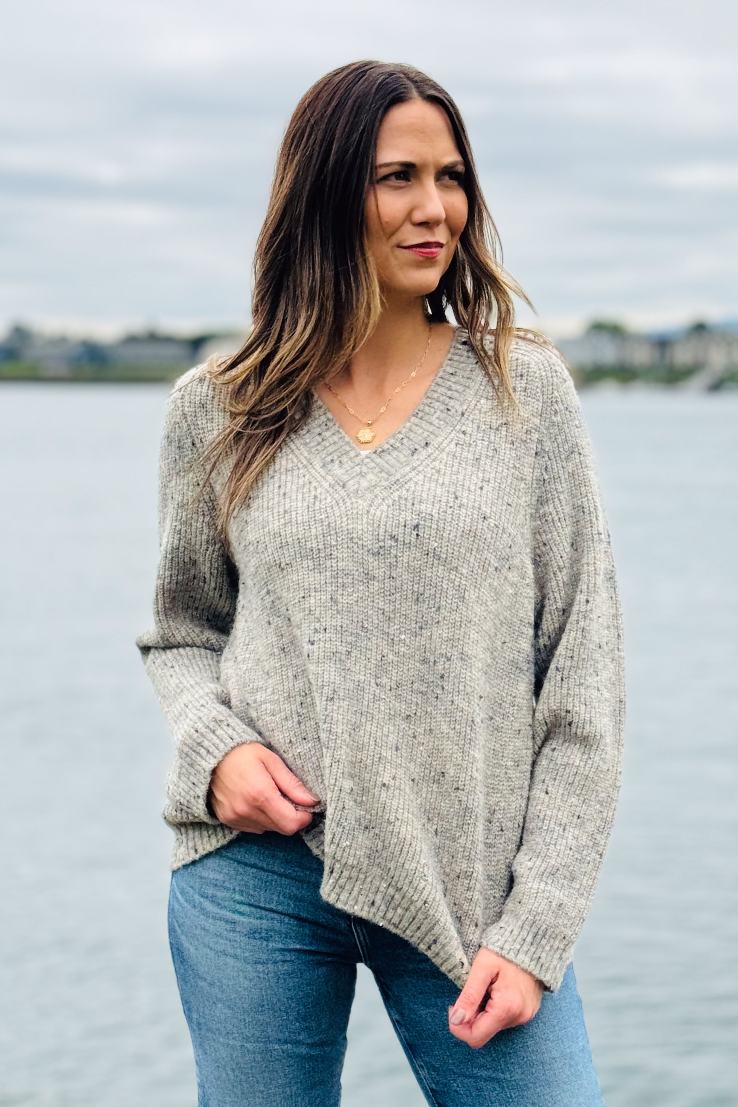 Macie V-Neck Pullover