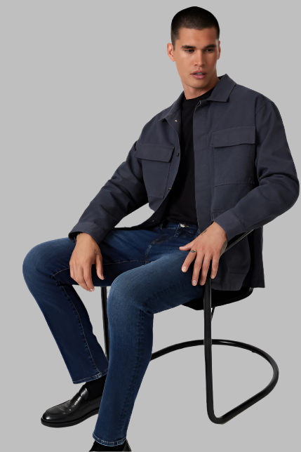 Mavi Marcus Slim Straight Jean - Organic Move, comfortable, versatile denim that dresses up for dinner or down for weekends and everyday wear