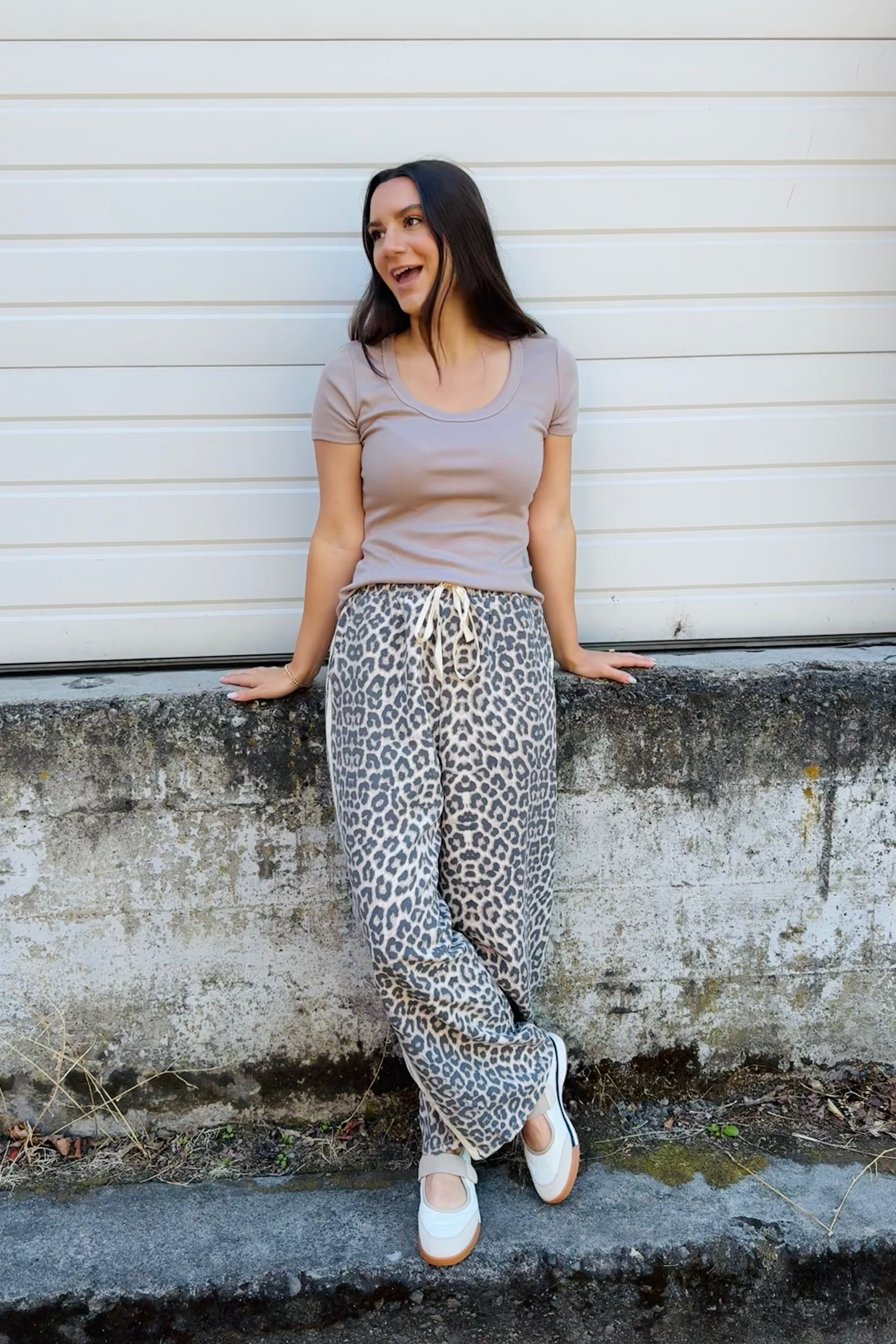 On Track Leopard Pants