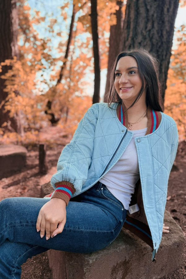 Quilted Bomber Jacket