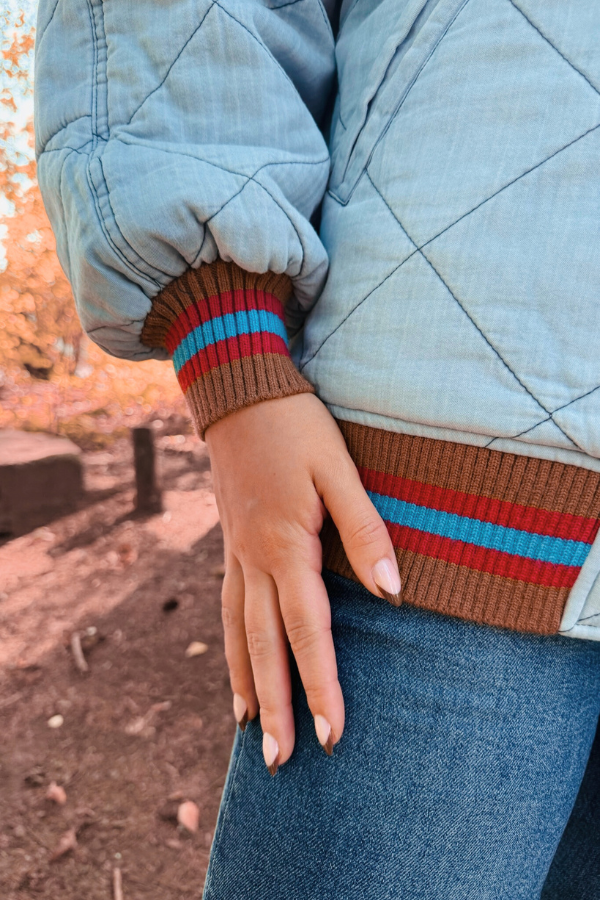 Quilted Bomber Jacket