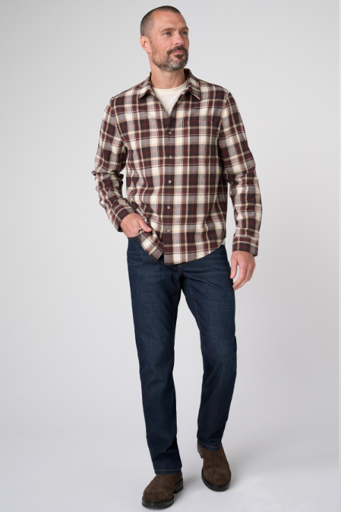 Liverpool Regent Relaxed Straight - Hudson, comfortable, versatile denim that dresses up for dinner or down for weekends and everyday wear