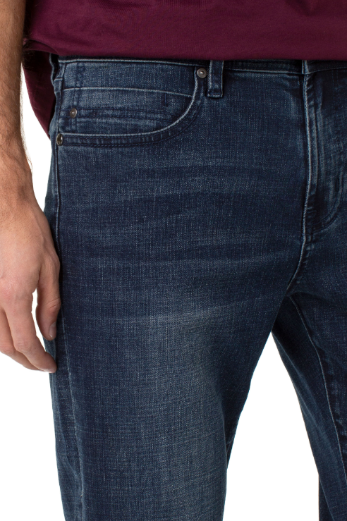 Liverpool Regent Relaxed Straight - Palo Alto, comfortable, versatile denim that dresses up for dinner or down for weekends and everyday wear