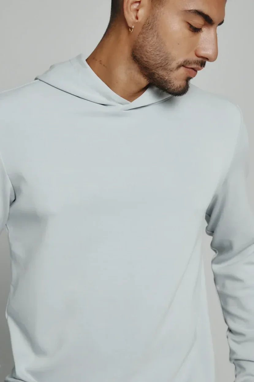 7 Diamonds Rev Quarter Zip Pullover - Platinum, a soft, comfortable layer for cool evenings, travel days, campfires and weekend errands