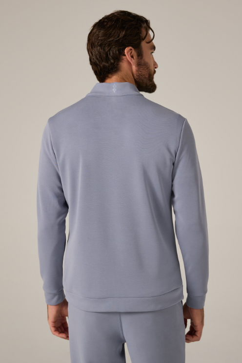 7 Diamonds Rev Quarter Zip Pullover - Thundercloud, a soft, comfortable layer for cool evenings, travel days, campfires and weekend errands