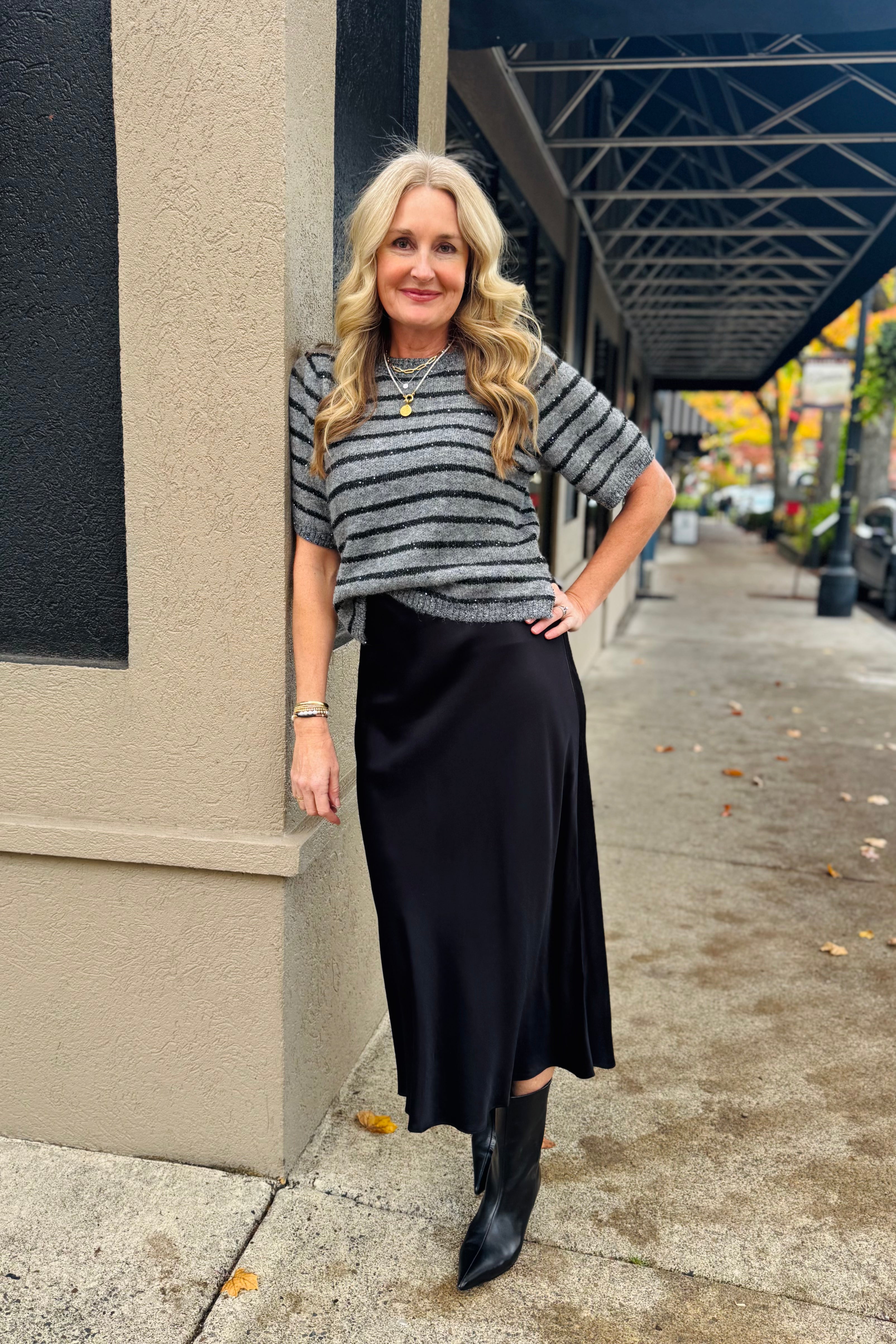 S/S Shine Sweater Tee