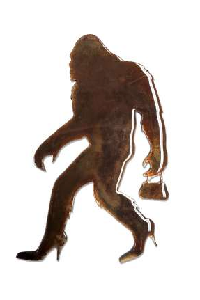 Paradise Cay Publications Sassy Squatch Magnet, a fun magnet for the fridge, toolbox or filing cabinet and an easy souvenir or stocking stuffer