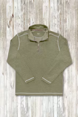 True Grit Sea Ranch Fleece 1/4 Zip Pullover - Cedar, a cozy go-to pullover for chilly mornings, road trips, the office and lounging at home