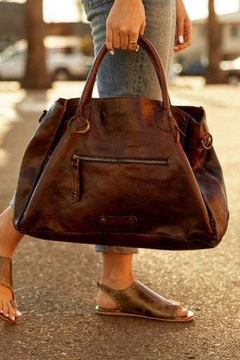 Rockaway Handbag - Teak Rustic