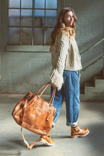 Rockaway Handbag - Tan Rustic