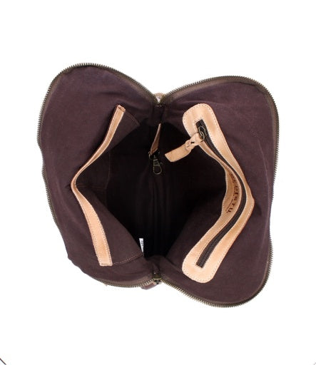 Aiken Crossbody - Teak Oats Rustic