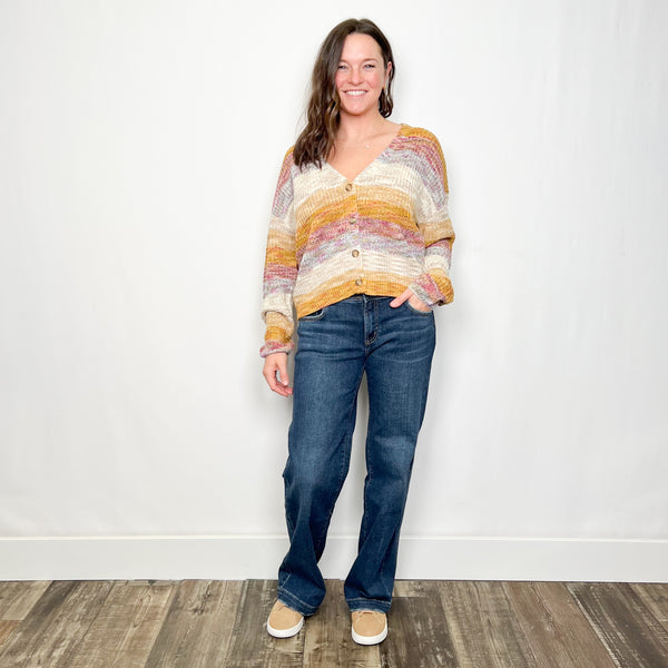 Space Dye Cardigan Sweater