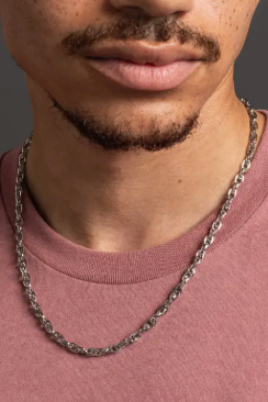 We Are All Smith Stainless Steel 5MM Rope Chain-24", a rugged, easy-to-wear accessory that adds character to everyday outfits, nights out and weekends, and makes a great gift