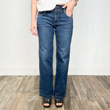 Suki Mid Rise Trouser Leg Jeans