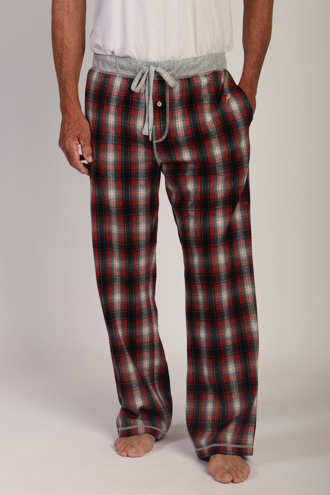 Flannel Pant - Red/Grey