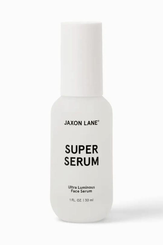 Jaxon Lane Super Serum Ultra Luminous Face Serum, a men's grooming essential for a fresh daily routine, travel bags and thoughtful gifting