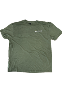 Bigfoot Mountain Outfitters OG t-shirt in Green, a soft, lightweight everyday tee to rep your favorite Pacific Northwest brand on hikes, road trips, fishing days and weekends around town
