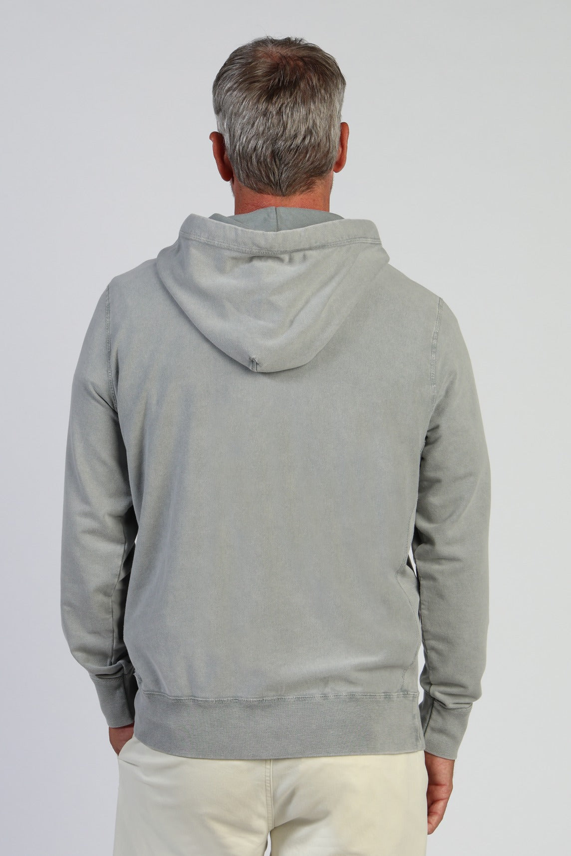 True Grit Vintage Cashmere Hoodie - Fog, a cozy go-to pullover for chilly mornings, road trips, the office and lounging at home