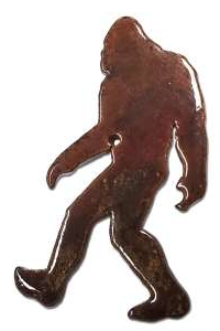 Paradise Cay Publications Walking Bigfoot Small Magnet, a fun magnet for the fridge, toolbox or filing cabinet and an easy souvenir or stocking stuffer