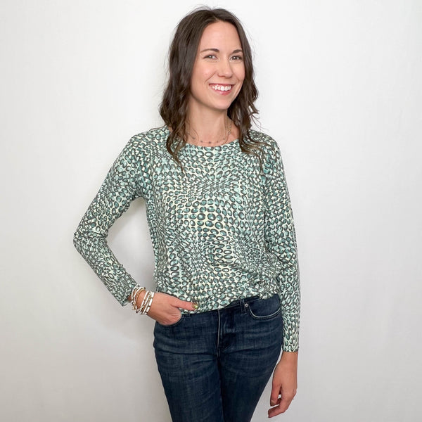 Abstract Printed Top