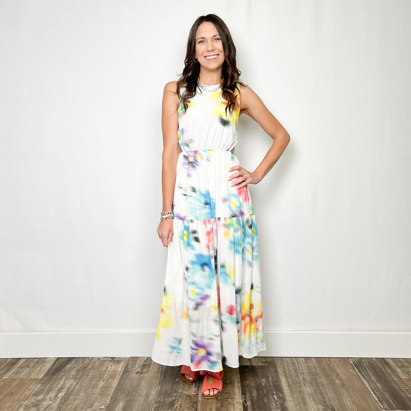 Blurry Cut-Out Dress