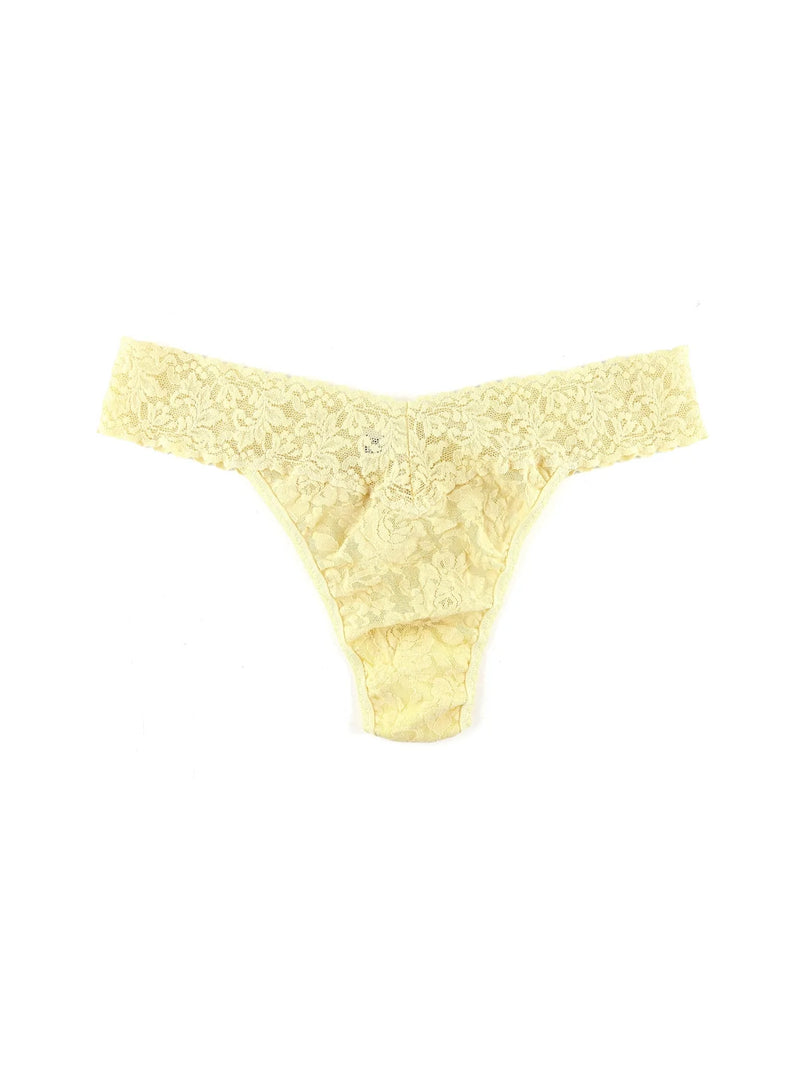 Hanky Panky - Solid Signature Lace Original Rise Thongs - Arktana - Bottoms
