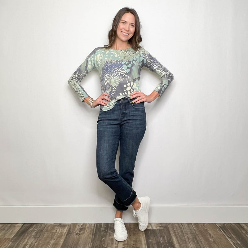 Mixed Up Print Top