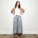 Paisley Printed Palazzo Pants