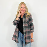 ADORA LA - Plaid Flannel Shirt - Arktana - Tops