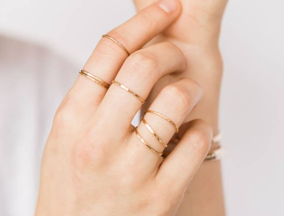 Bent by Courtney - Hammered Ring - Arktana - Jewelry