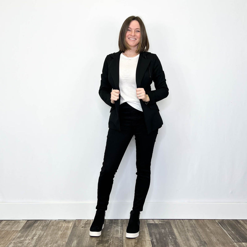 Blanc Noir - Gayatri Hooded Blazer - Arktana - Jackets