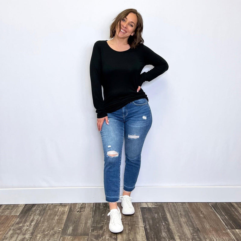 Carelli Jeans - 3 Pack Crew Neck Long Sleeve - Arktana - Tops