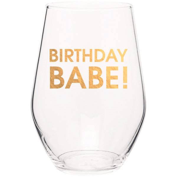 Chez Gagné - Birthday Babe Wine Glass - Arktana - Accessories