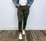 Desigual - Camoflower Cargo Trousers - Arktana - Bottoms