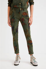 Desigual - Camoflower Cargo Trousers - Arktana - Bottoms