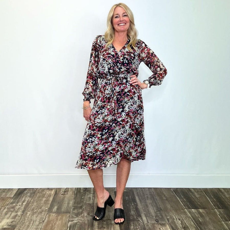 Esqualo - Floral Impressions Dress - Arktana - Dresses