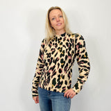 Esqualo - Leopard Print Puff Sleeve - Arktana - Sweaters