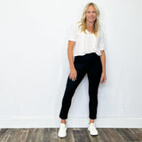 Ethyl - Ponte Basic Legging - Arktana - Bottoms