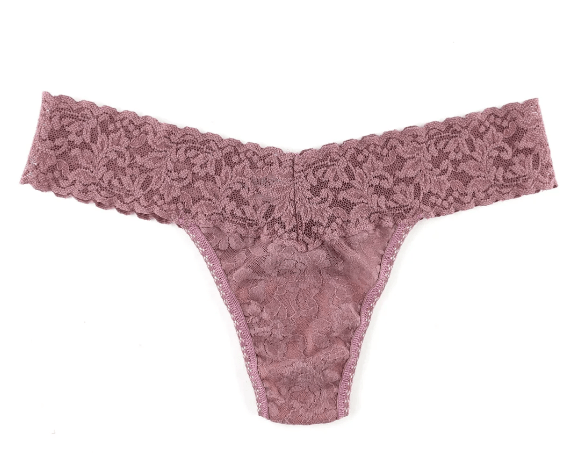 Hanky Panky - Solid Signature Lace Original Rise Thongs - Arktana - Bottoms