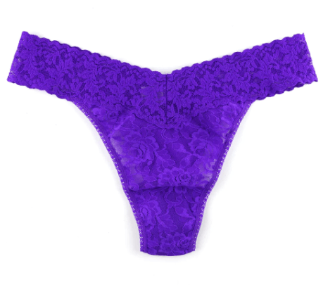 Hanky Panky - Solid Signature Lace Original Rise Thongs - Arktana - Bottoms
