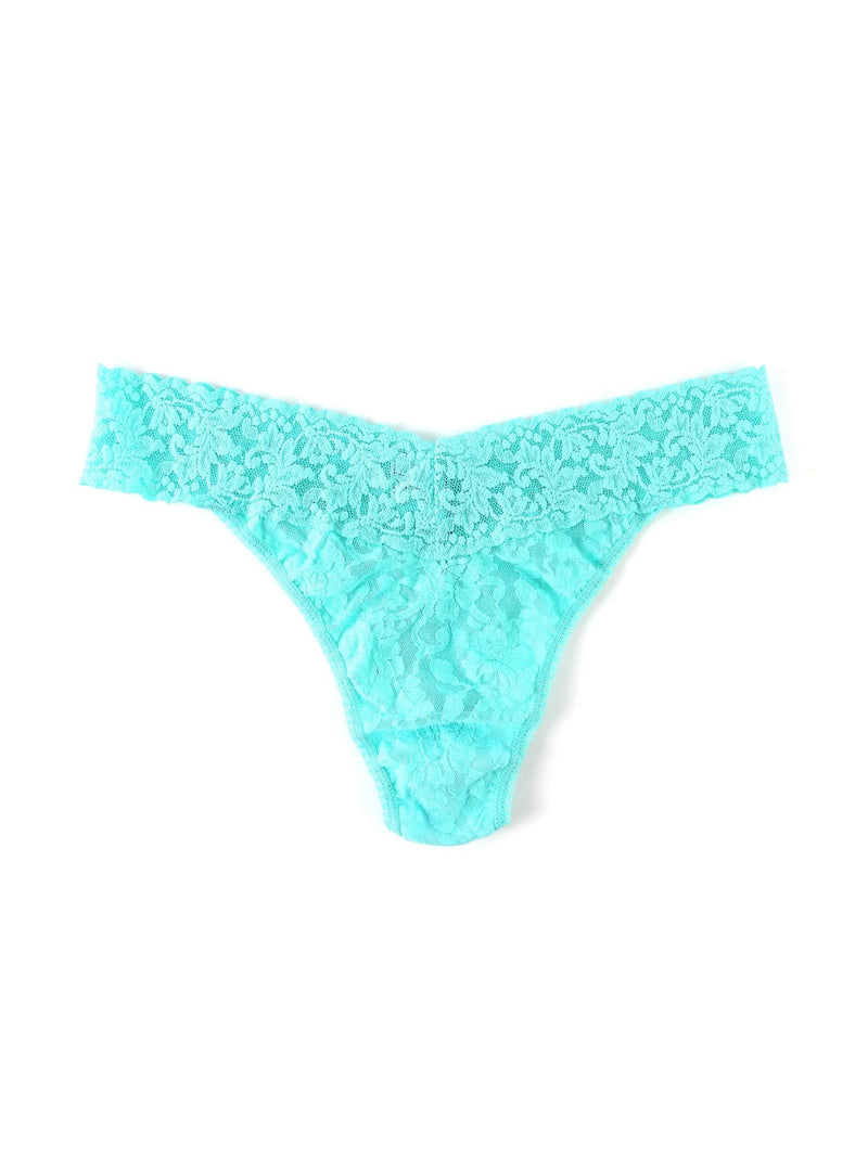 Hanky Panky - Solid Signature Lace Original Rise Thongs - Arktana - Bottoms