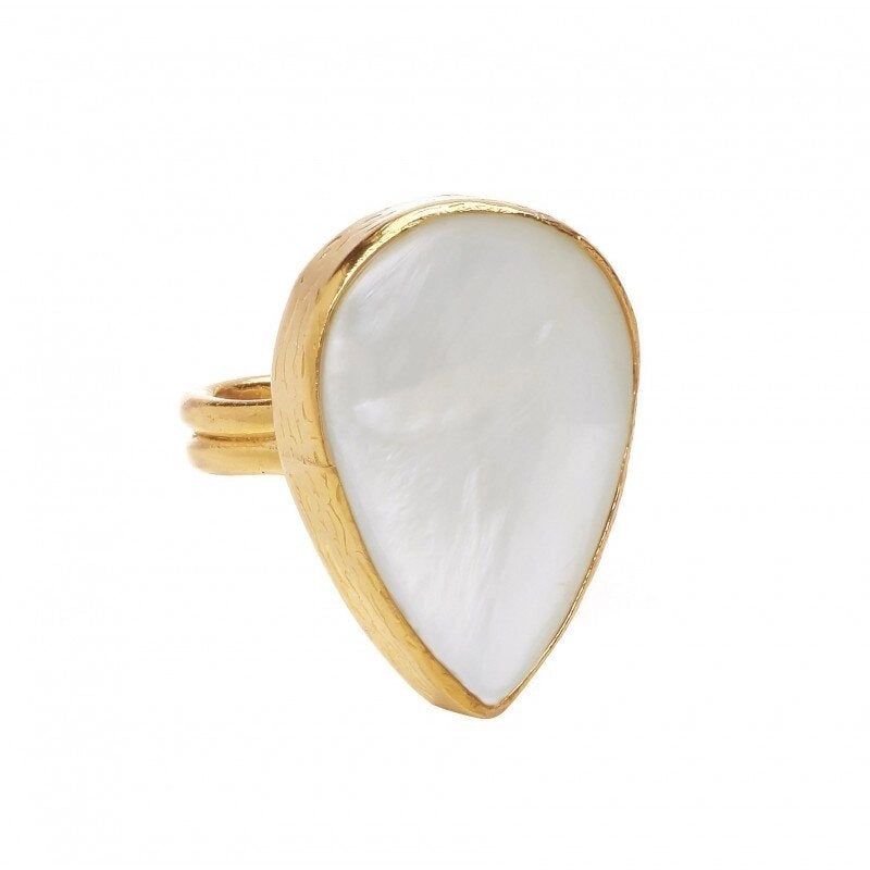 Kipepeo - Large Teardrop Cocktail Ring - Arktana - Jewelry