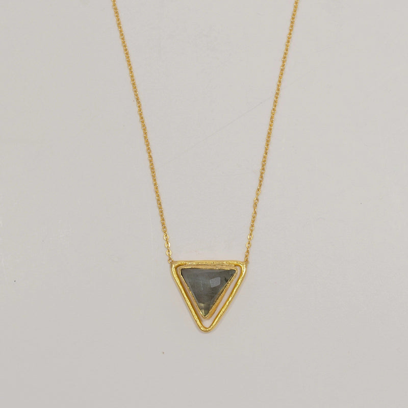 Kipepeo - Triangle Stone Necklace - Arktana - Jewelry