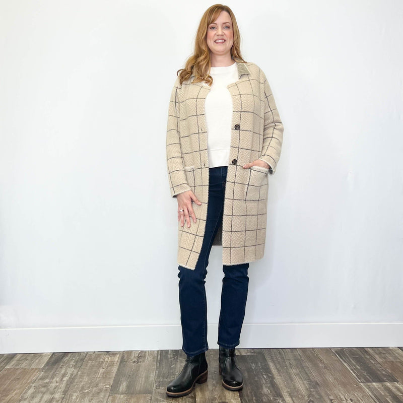 Lysse - Faux Mink Sweater Coat - Arktana - Jackets