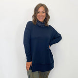 M. Rena - Baby French Terry Cowl Neck Tunic - Arktana - Sweaters